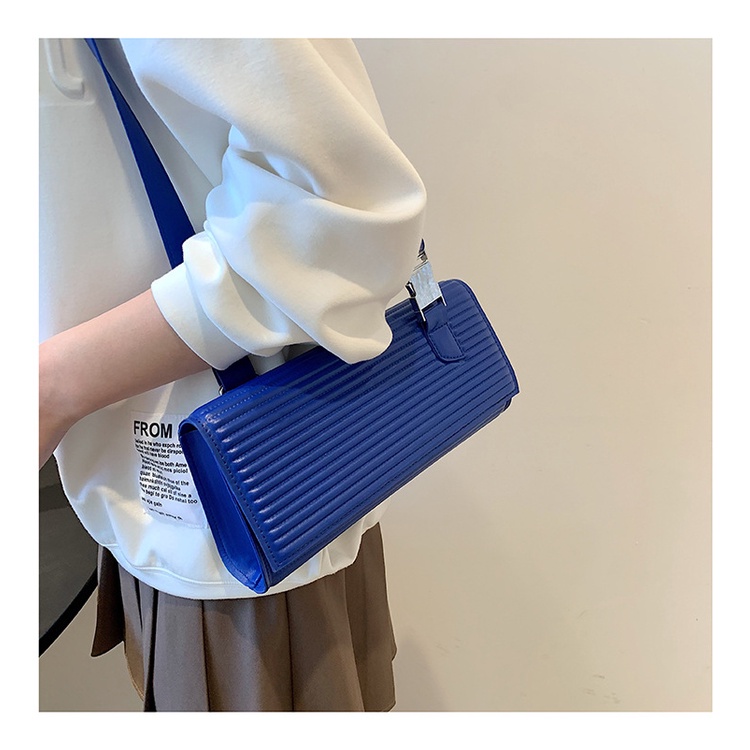 Túi Đeo Vai Hình Vuông Màu Trơn Phong Cách Phương Tây Thời Trang 2022 Cho Nữ