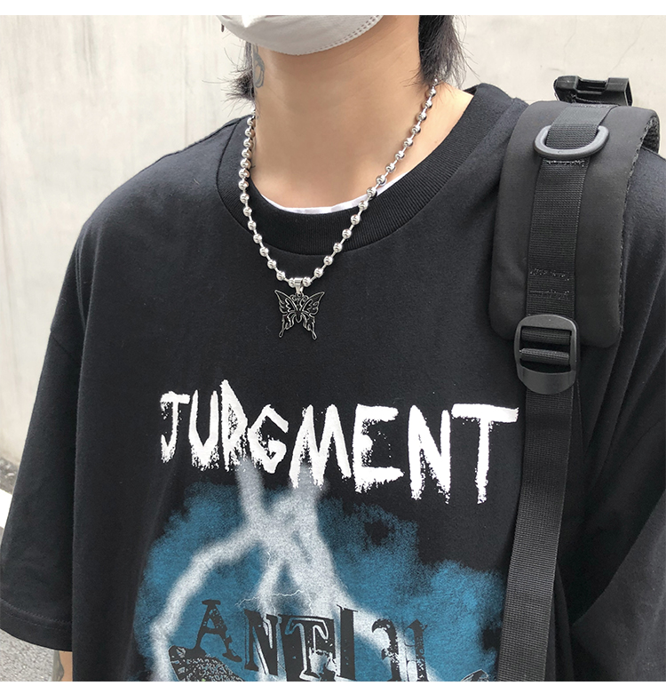 Dây chuyền mặt hình bướm phong cách hip hop thời trang cá tính 23014