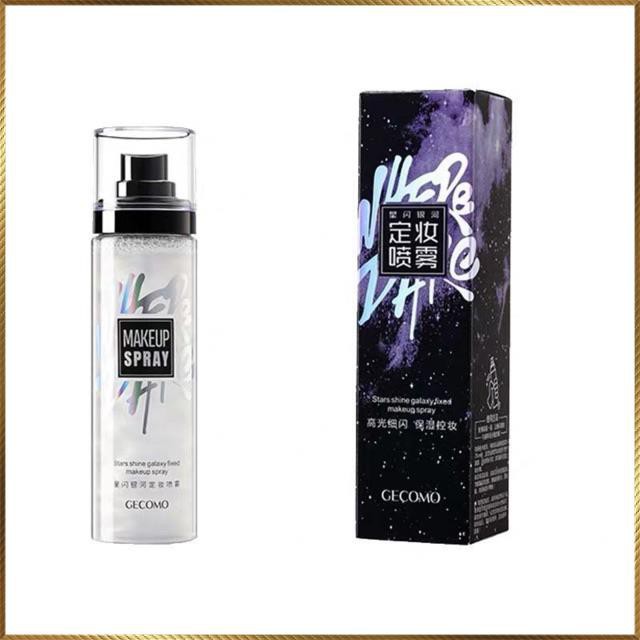 Xịt nhũ cố định lớp trang điểm Gecomo Star Shine Galaxy Spray bản dupe của Mac Fix+ Shimmer GSS1 H68 | BigBuy360 - bigbuy360.vn