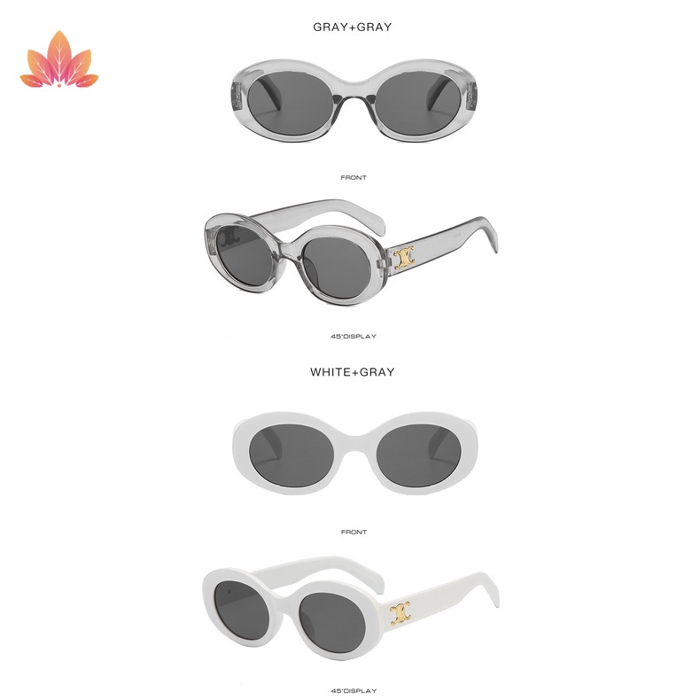 Kính Mát Gọng Tròn Cổ Điển Sang Trọng Cao Cấp Cho Nữ jp5