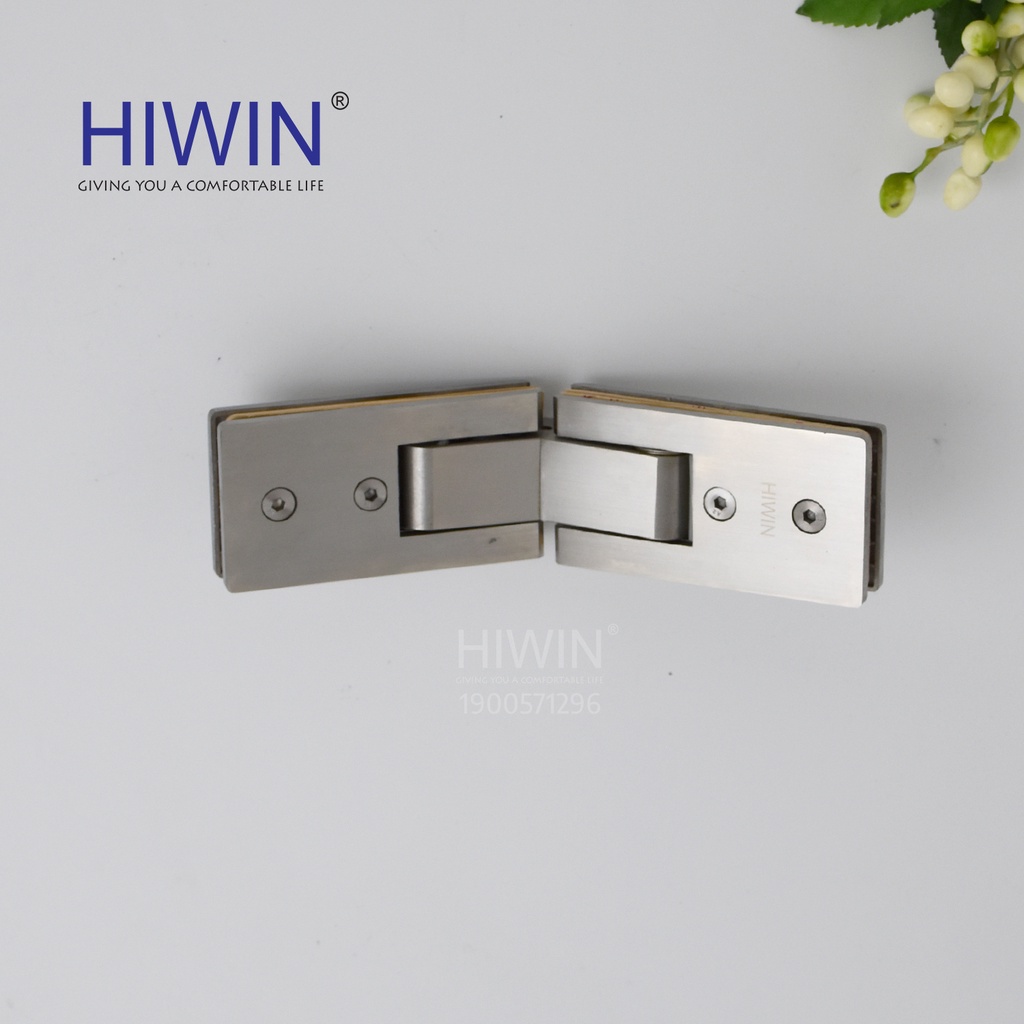 Bản lề phòng tắm kính 135 độ kính kính mặt gương inox 304 Hiwin HG-002