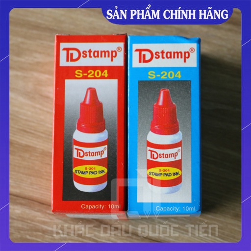 Mực đóng dấu 10ml mực nước dùng cho tất cả các loại dấu thông dụng