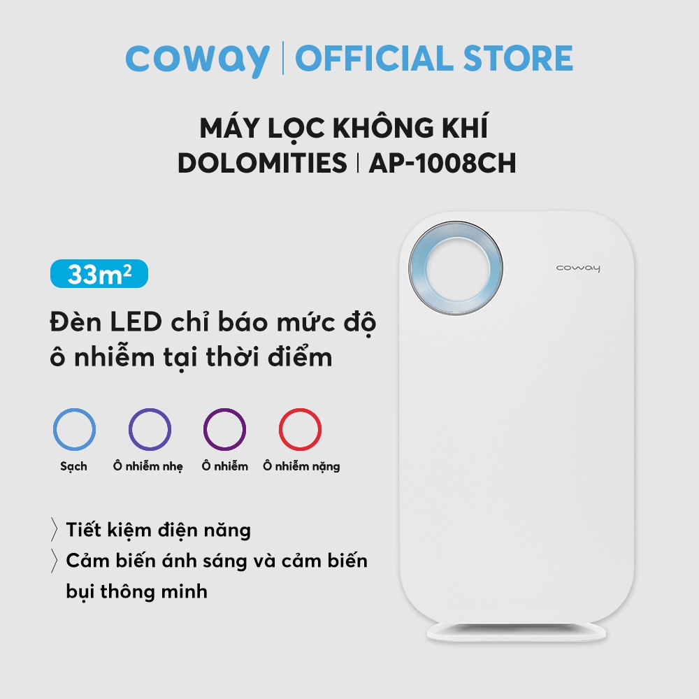 Máy lọc không khí Coway Dolomites AP-1008CH