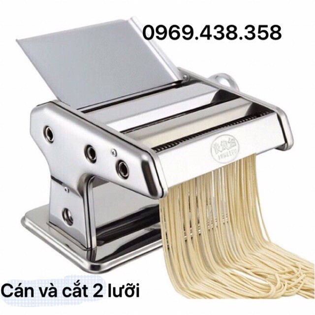 Máy cán mì và cắt mì 2 lưỡi