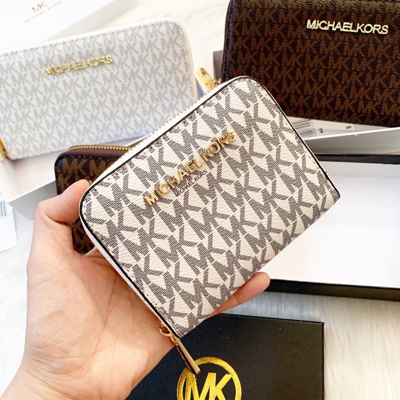 Ví nữ mk dài kéo khoá thời trang hàng  kèm hộp đầy đủ kèm ảnh thật và video