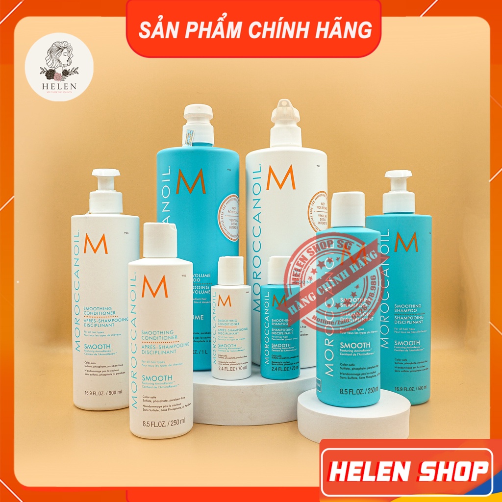 Dầu Gội Xả Suôn Mượt MOROCCANOIL SMOOTH 500ML