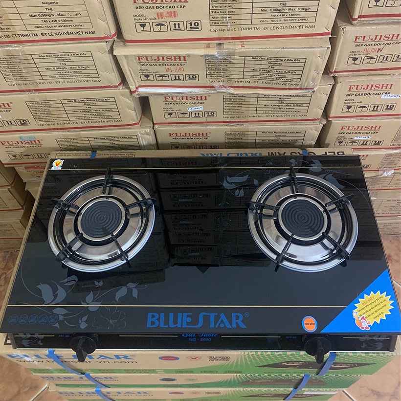 Bếp gas hồng ngoại BLUESTAR NG-5890C, điếu gang đúc nguyên khối