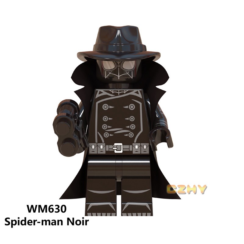 Mô Hình Lắp Ráp Nhân Vật Người Nhện Màu Xanh Lá WM6052