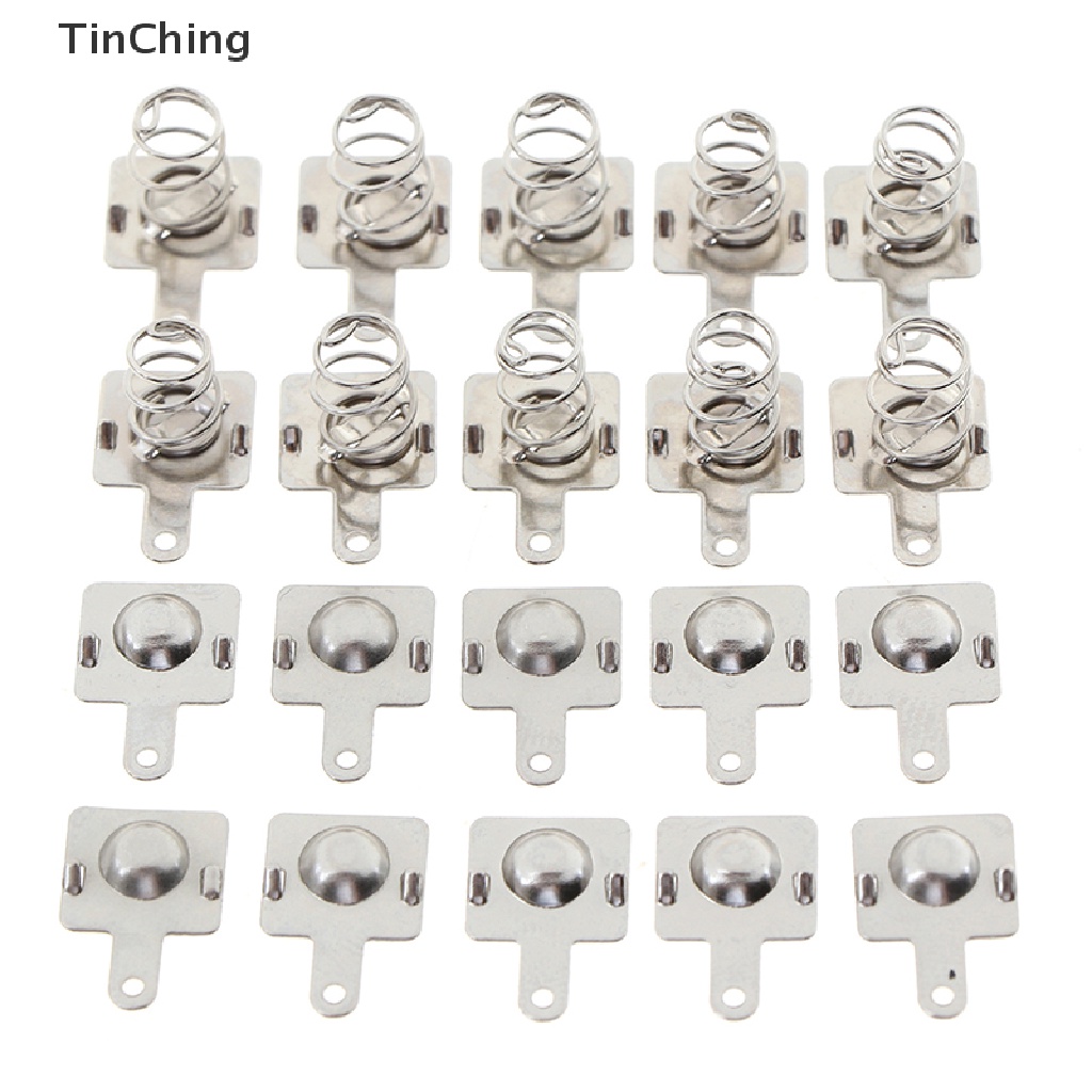 10 Cặp lò xo kim loại thay thế cho pin AA/ AAA