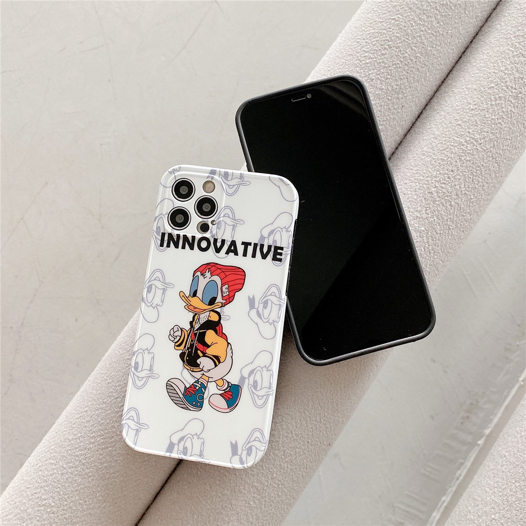 Ốp Lưng Nhựa Mềm In Hình Vịt Donald Dễ Thương Cho Iphone12 Mini 11 Pro Max 7 / 8plus Se2020 X / Xs Xr Xsmax | BigBuy360 - bigbuy360.vn