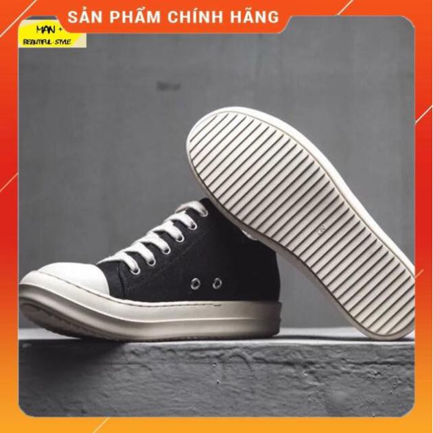 FREE SHIP hàng cao cấp (HÀNG ĐẸP) GIÀY THỂ THAO RICK OWENS LOW thấp cổ Cực Đẹp . :