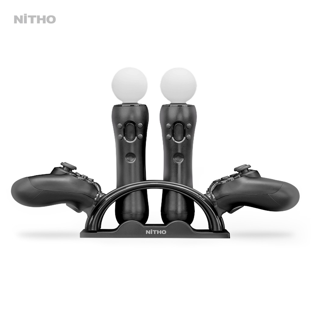 Bộ sạc tay cầm điều khiển chơi game kép PS4 VR PSVR PS4