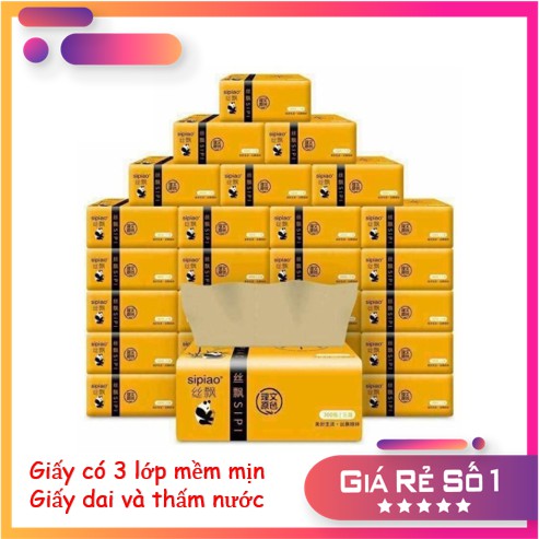 Giấy Sipao đủ ⚡XẢ KHO⚡ Siêu Dai, KHÔNG CHẤT TẨY TRẮNG (6021)