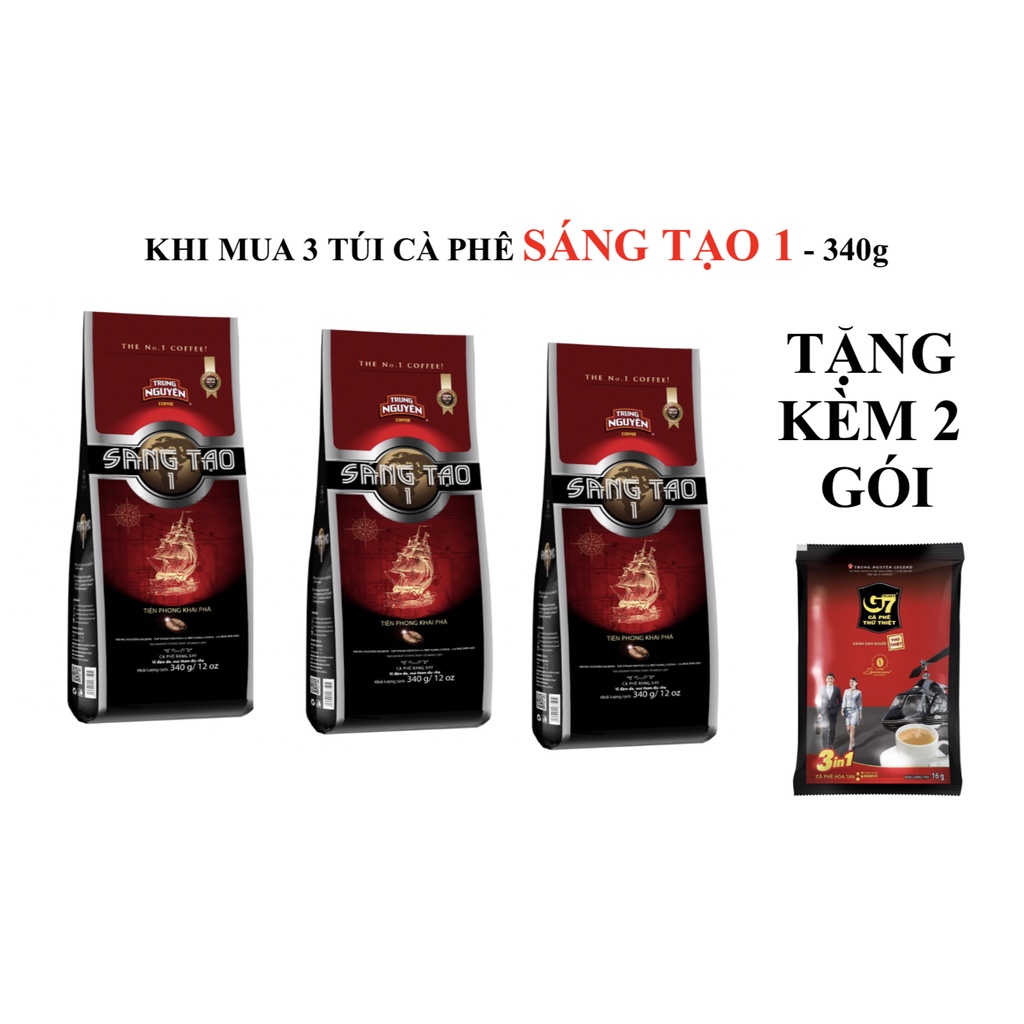 CÀ PHÊ SÁNG TẠO 1-340g CÀ PHÊ TRUNG NGUYÊN GIÁ SỈ Phân phối cà phê Trung Nguyên, Cửa hàng trực tuyến | Shopee