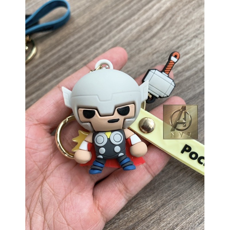 Móc khoá Marvel Chibi cao cấp mẫu mới