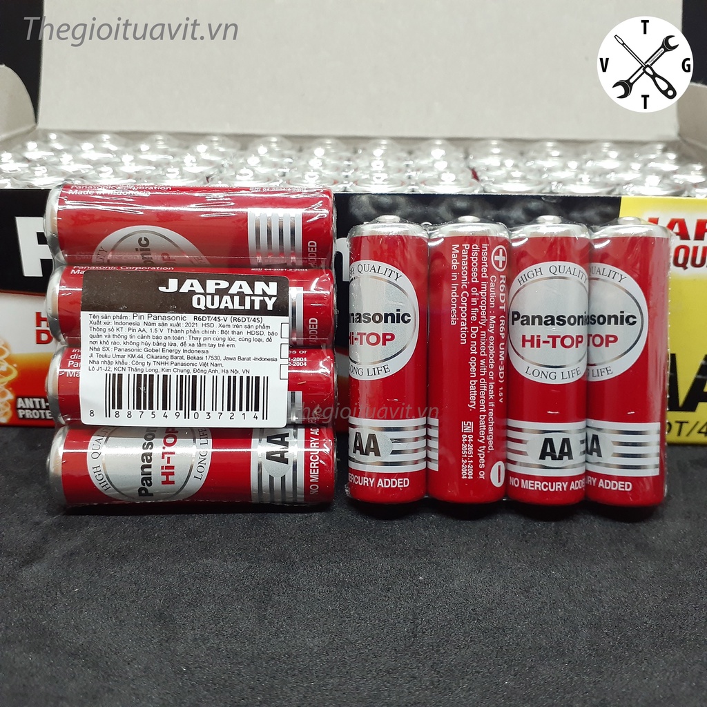 Pin tiểu AA  Panasonic HYPER/Hi-Top 1.5V chính hãng