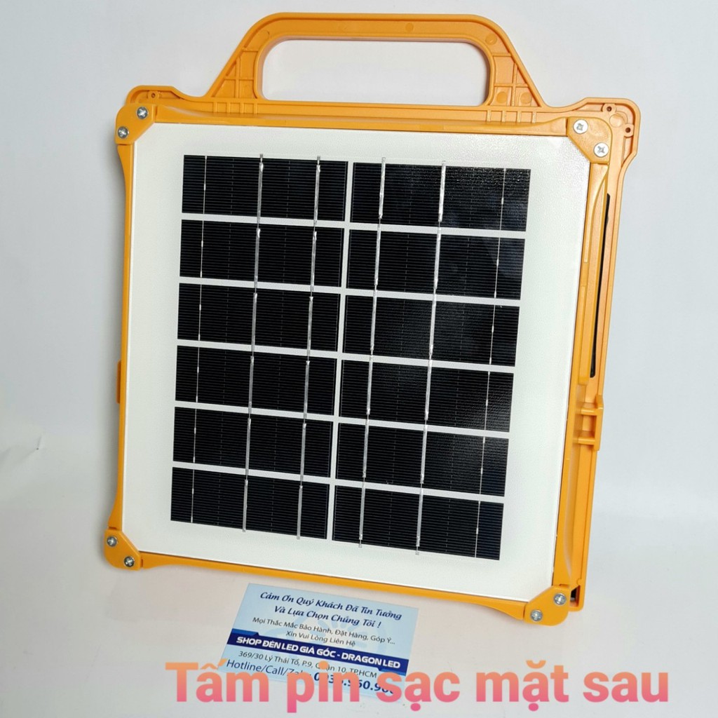 HOT - Đèn pha năng lượng mặt trời đa năng xách tay 100w SOS sạc pin điện thoại - Bảo hành 12 tháng 1 đổi 1 chính hãng