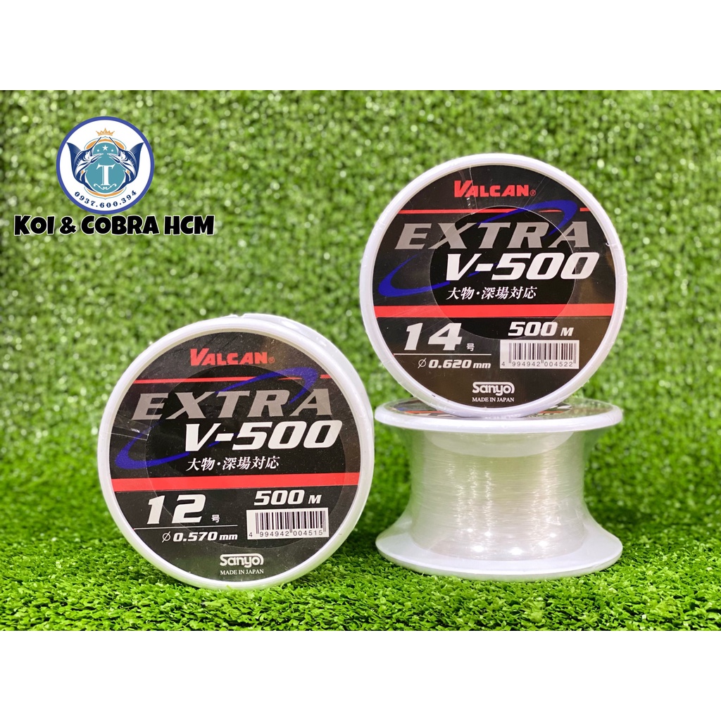 Dây cước Nhật Valcan Sanyo Extra V-500 - Dây Nylon phủ Nano SIÊU DAI