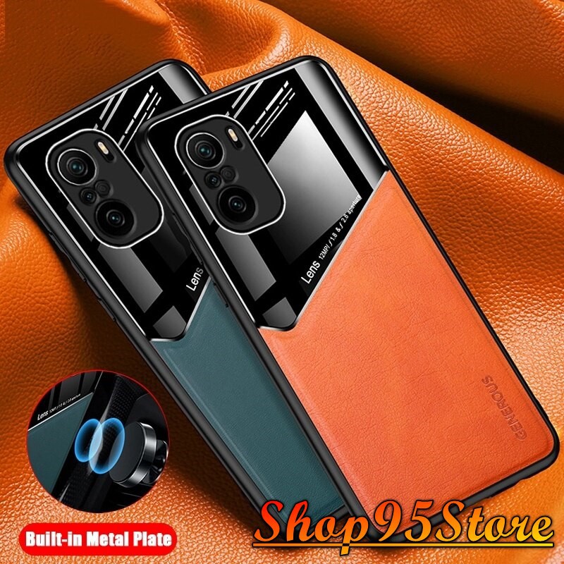 Ốp lưng Xiaomi Redmi note 10 hiệu Lens họa tiết giả da cao cấp