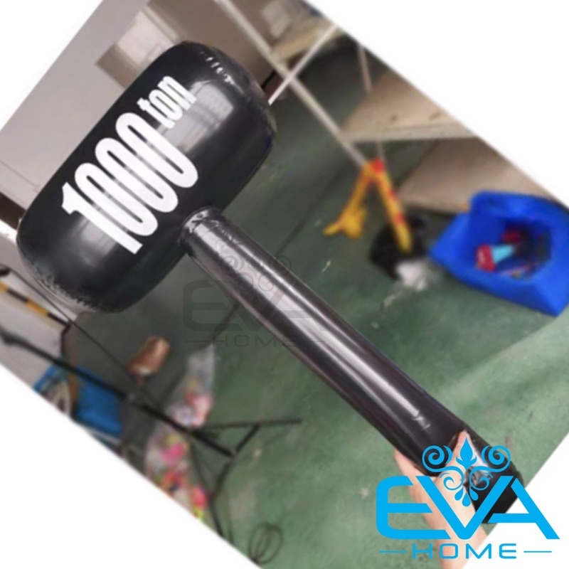 Đồ Chơi Bơm Hơi / Đồ Chơi Búa Tạ Đen Cán Tay Cầm Hơi Lớn 70 Cm Vui Nhộn