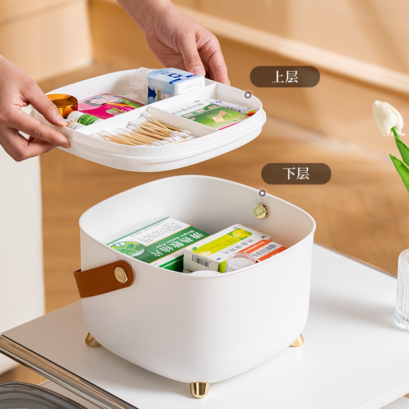 Hộp Đựng Thuốc Cỡ Lớn Nhiều Ngăn Tiện Dụng Cho Gia Đình