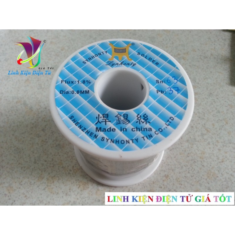 Thiếc 63/37 0.8mm  chuẩn xịn dễ chảy, sáng bóng