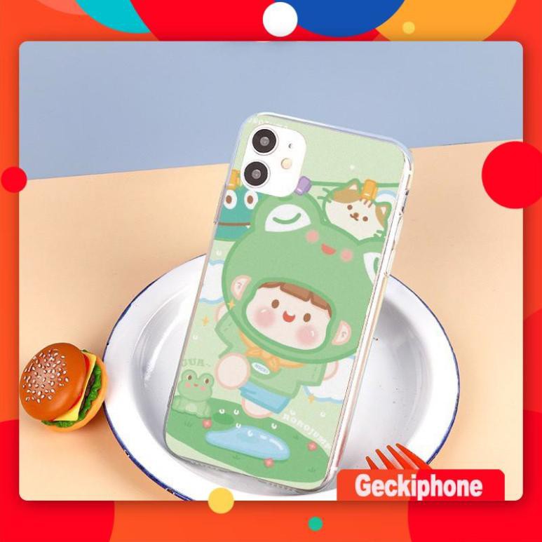 ốp 12 promax Ốp lưng iphone Ếch Cute 5/ Từ 6 đến 12 promax M1