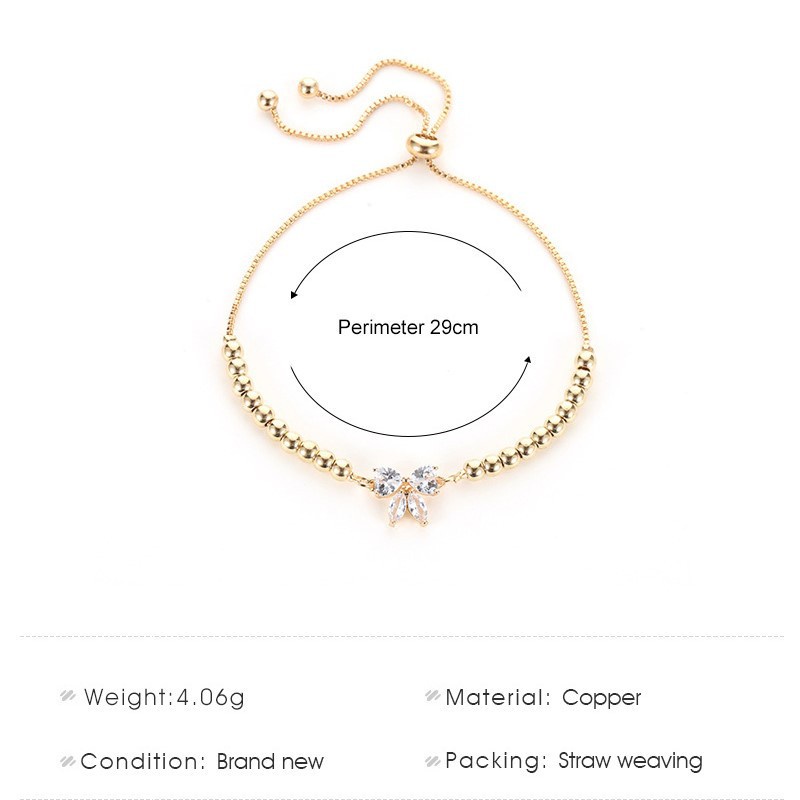 Vòng Tay Đính Đá zircon Phong Cách Hàn Quốc