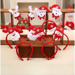 NOEL- Bờm tóc ông già noel lò xo  - SP00615