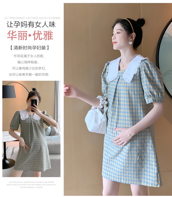 Váy bầu đầm bầu đẹp phong cách hợp thời trang cao cấp!