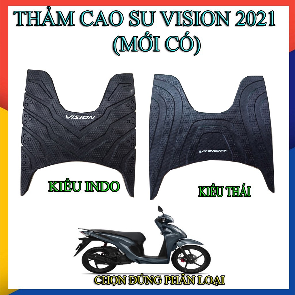 THẢM ĐỂ CHÂN CAO SU VISION 2021 ( chọn đúng phân loại)