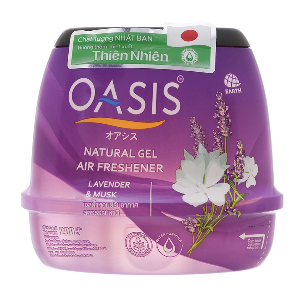 Sáp Thơm Oasis Hương Thơm Chiết Xuất Thiên Nhiên 200g Nhiều Hương Tự Chọn