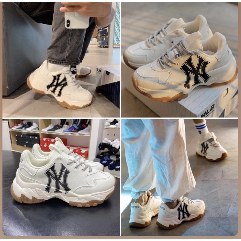 [ChÍnH HãNG] giày MLB chunky Ny đế gum