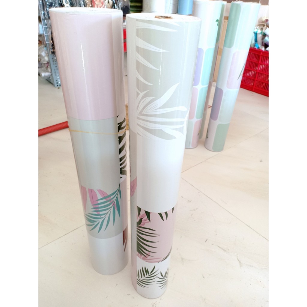 Decal dán bếp tráng nhôm cách nhiệt lá dương sỉ khổ 60cm