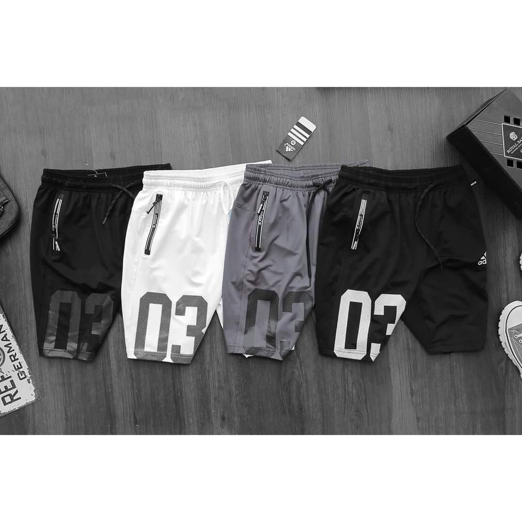 (bigsize) Quần short thun nam bigsize (80- 130kg) - in số 03