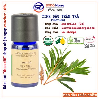 Tinh dầu Tràm Trà | Nhập khẩu Australia | 100% tinh khiết tự nhiên | Nhiều công dụng | Kiểm định | Tem chống giả |10ml