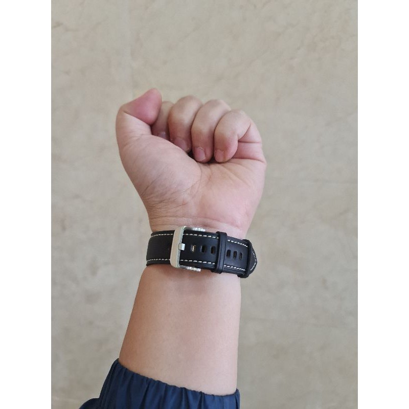 Dây da đồng hồ samsung Watch 3 45mm/Size 22mm dây chính hãng