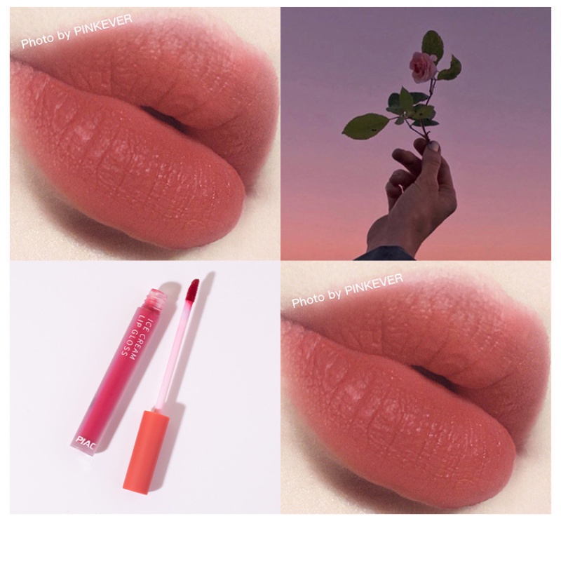 [Hàng mới về] Son kem lì đậm màu dịu nhẹ chống vón cục kháng nước hiệu quả PIAC