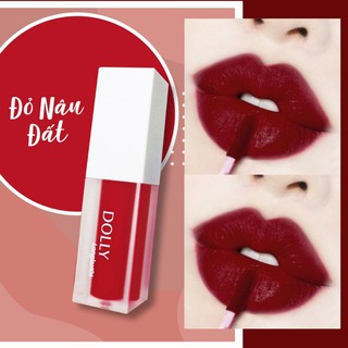 [Đỏ Nâu Đất] - Son Kem Dolly Đỏ Nâu Đất (tách set) Quyến Rũ