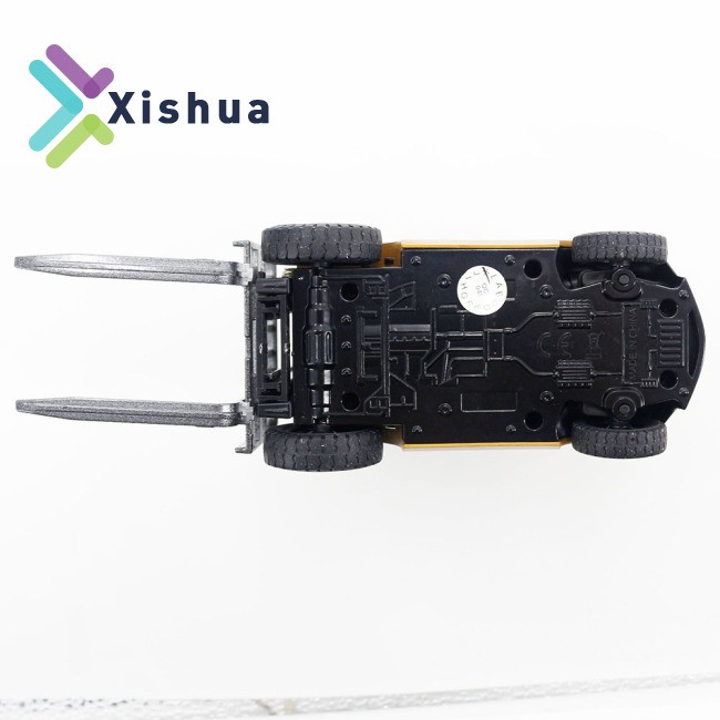 RU HuiNa 1717 1:50 Alloy Forklift Static Model control excavator toy controller forklift toys Mini Car