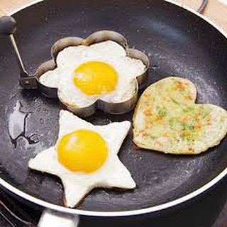 Bộ 4 Khuôn rán trứng cute, khuôn bánh, tạo hình CHUYÊN SỈ LẺ 88