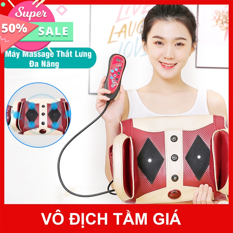 Máy massage lưng, hông, eo cao cấp BEAME BM-L67 có rung, túi khí,xung điện chuyên mát xa lưng, thắt lưng, cột sống