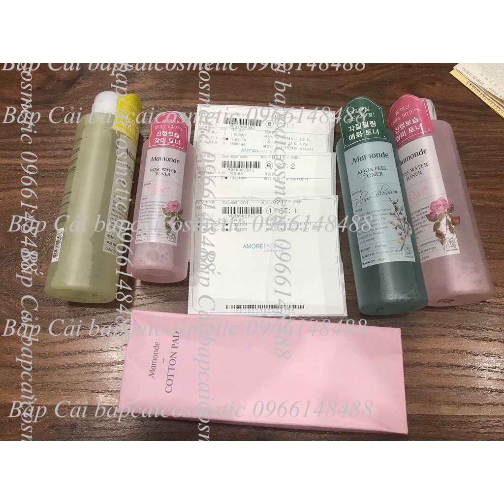 MBC M76 Nước hoa hồng Mamonde toner các loại Rose/Pore/Chamomile/Aqua Peel/Honey/Centella/Retinol/Rose mới