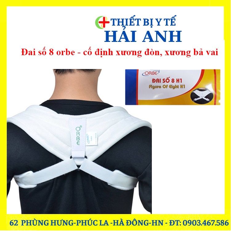 Đai số 8 h1 - cố định xương đòn, xương bả vai