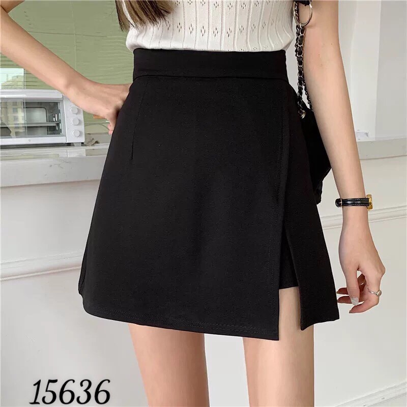 Quần BIG SIZE Váy Xéo Dây Kéo - Cao Cấp QV.QC - 15636