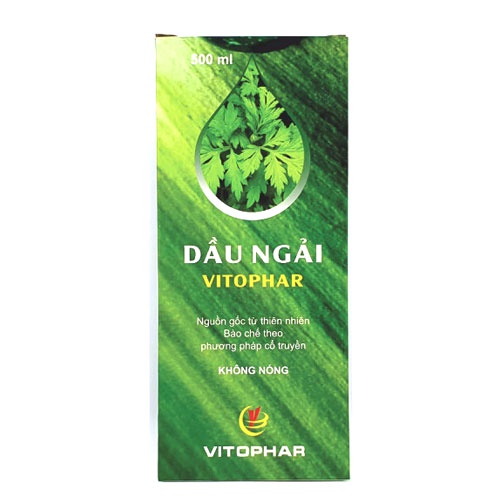 Dầu Ngải Vitophar 500ml - Dùng xoa bóp đau nhức xương khớp, thoái hóa, thoát vị