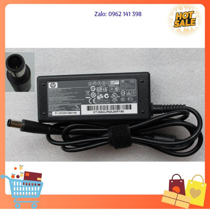 Sạc Laptop HP 18.5V - 3.5A - 65W + Tặng dây nguồn