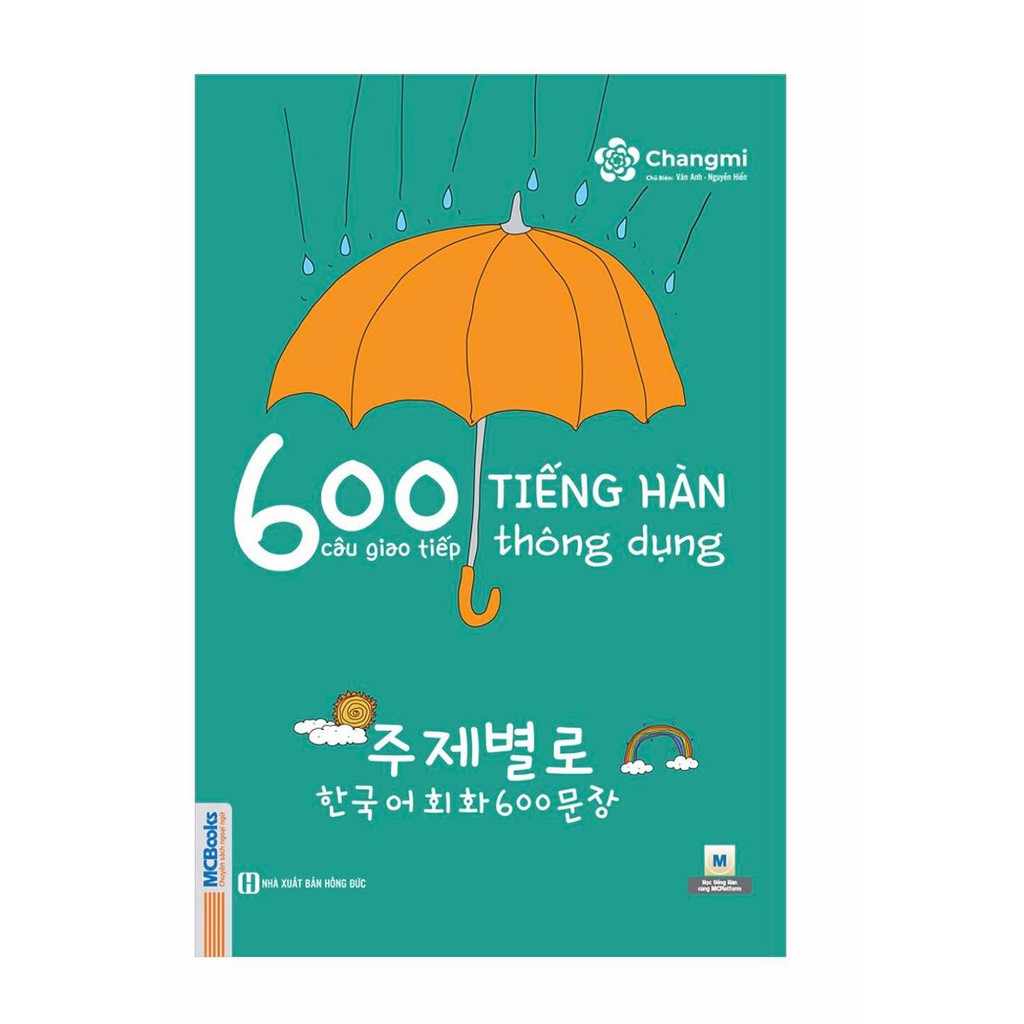 Sách 600 Câu Giao Tiếp Tiếng Hàn Thông Dụng