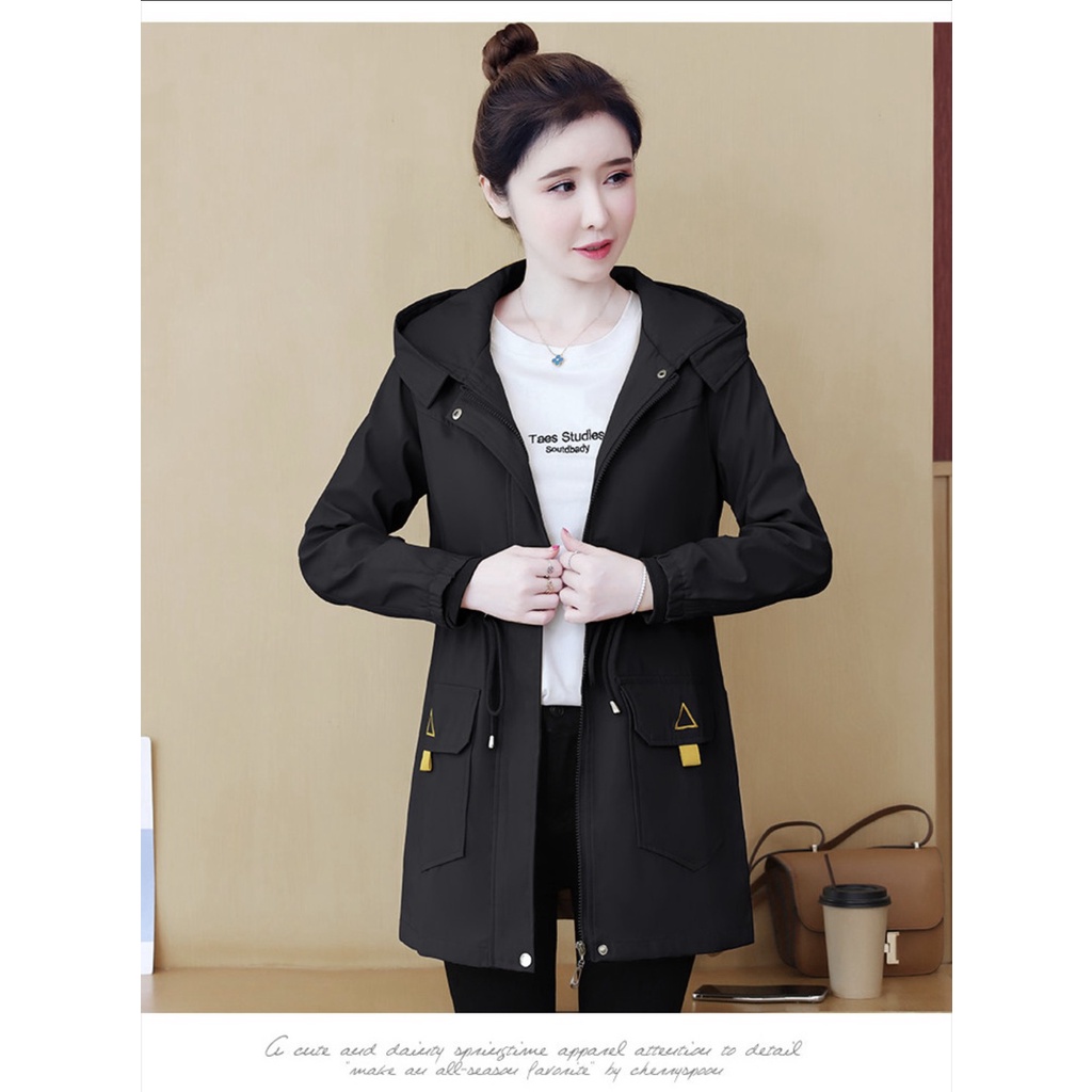 ÁO KHOÁC KA KI 2 LỚP DÁNG DÀI MANG PHONG CÁCH MỚI DÁNG XINH MMMM88