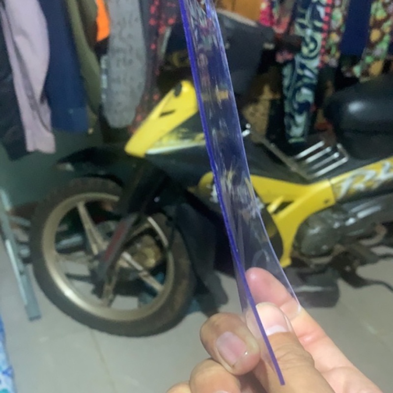 Mica Che Phuộc Dẻo Trong Suốt 2li gắn Exciter Winner Sonic Satria Raider FX chống bể